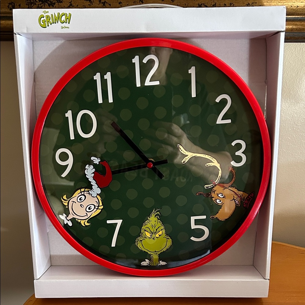 The Grinch Green Wall Clock